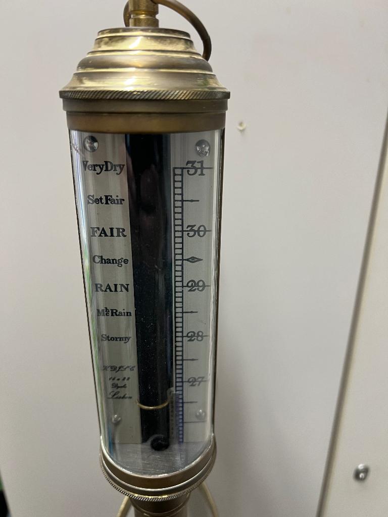 Messing barometer (Goethe) – vintage, Ophalen of Verzenden, Koper