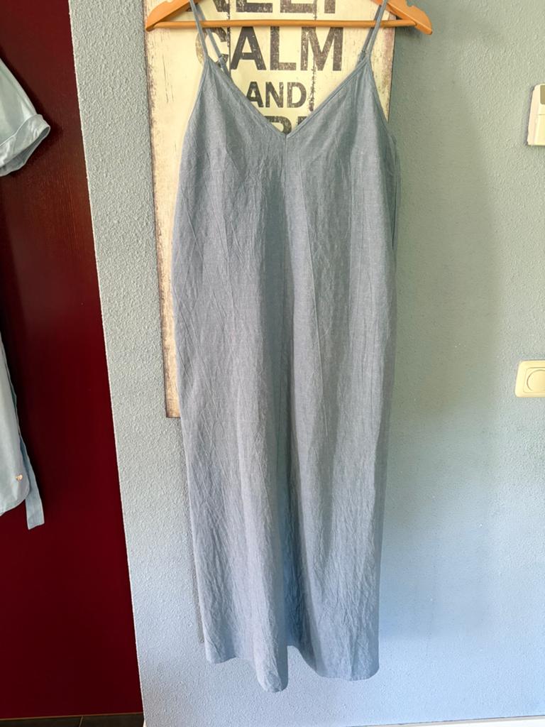 Jurk Levate Room maat s nieuw, Ophalen of Verzenden, Zo goed als nieuw, Blauw, Onder de knie