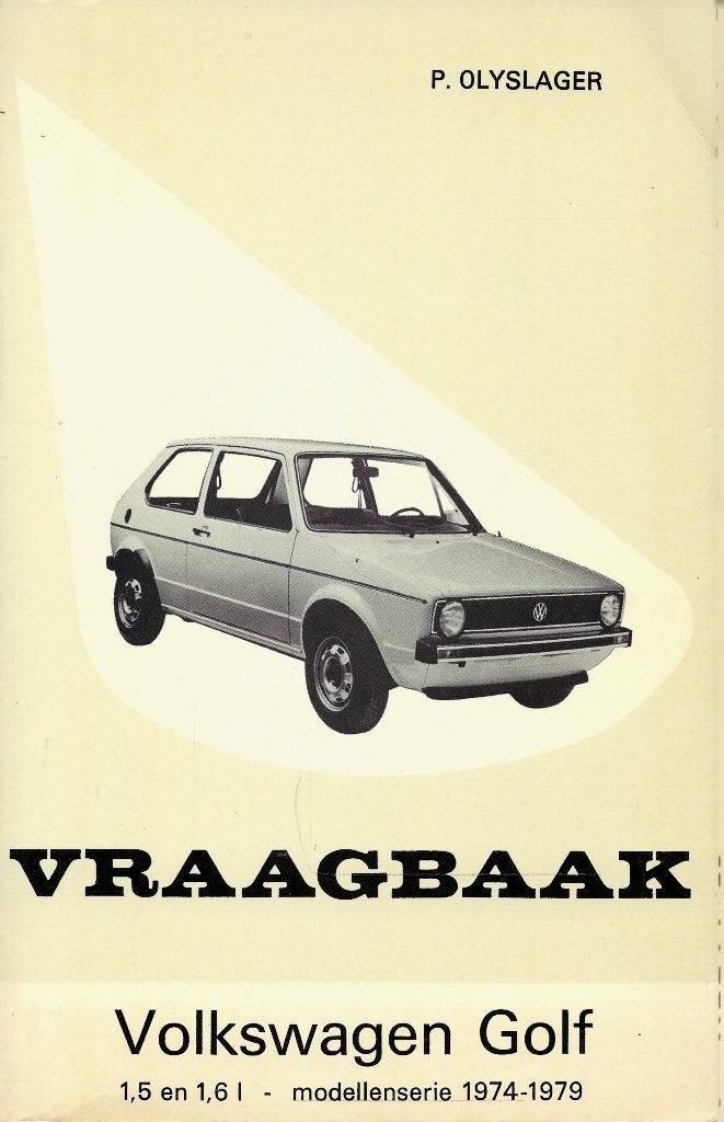 VRAAGBAAK VOLKSWAGEN GOLF 1974 - 1979, Auto diversen, Ophalen of Verzenden