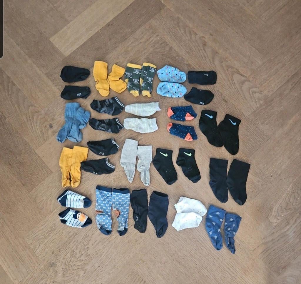 20 paar sokken jongen maat 23-26, Gebruikt, Zeeman, Nike, Ophalen of Verzenden, Jongen