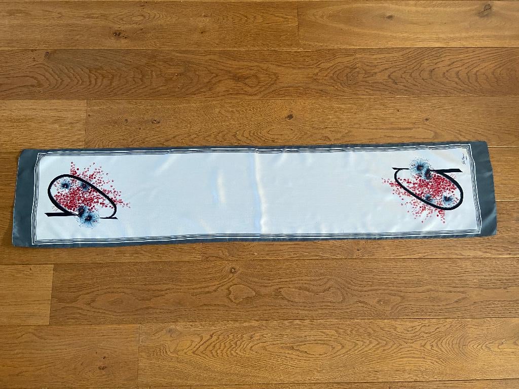 Wit, grijze sjaal Gim Renoir, Kleding | Dames, Maat 38/40 (M), Ophalen of Verzenden, Zo goed als nieuw, Gim Renoir