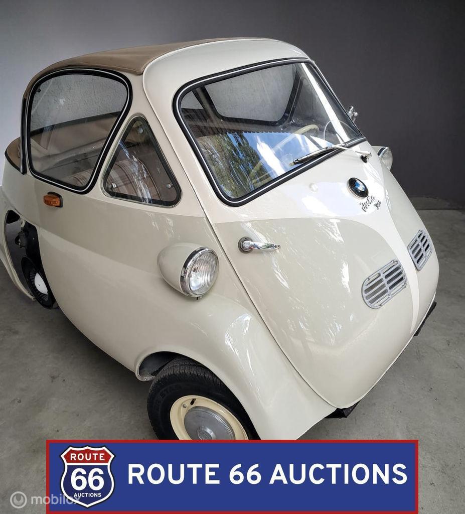 BMW Isetta 300 | 1960 | Route 66 Auctions, Auto's, Oldtimers, Overige carrosserieën, Zwart, Bedrijf, Handgeschakeld