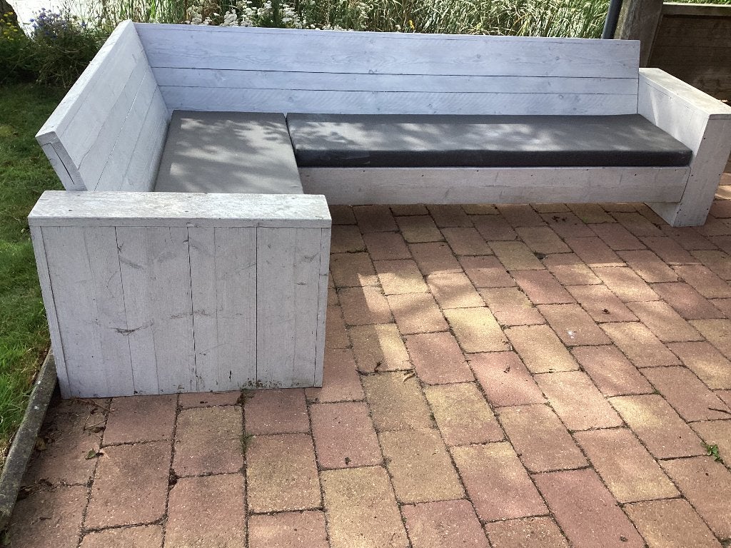 Steiger houten bank, Ophalen, Hout