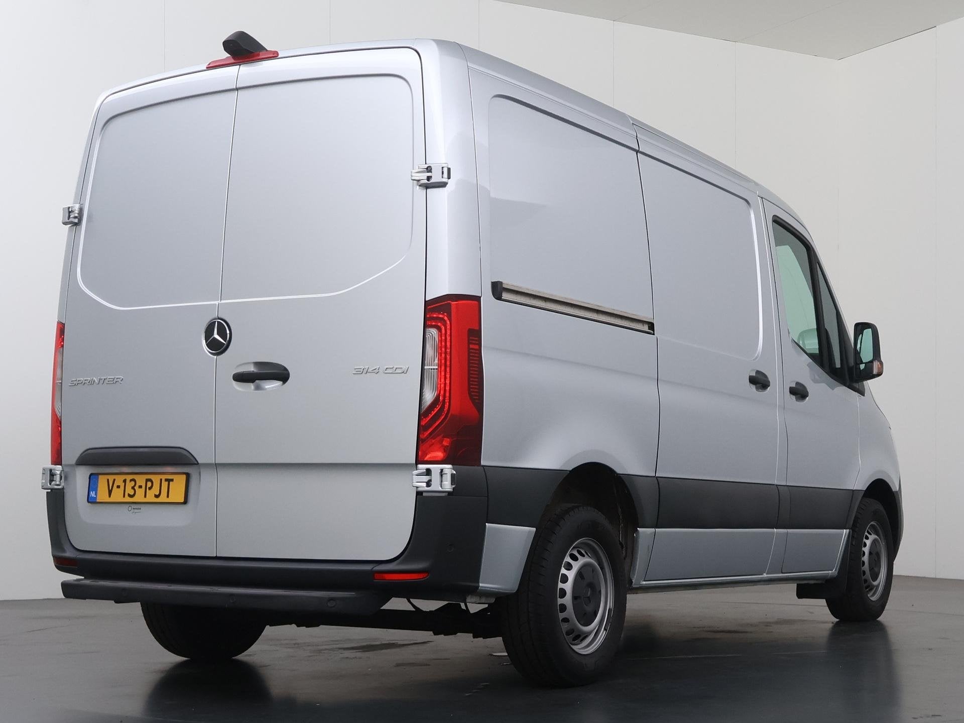 Mercedes-Benz Sprinter 314 CDI | Aut. | L1 H1 | Navigatie |, Auto's, Stof, Gebruikt, Multifunctioneel stuurwiel, Wit