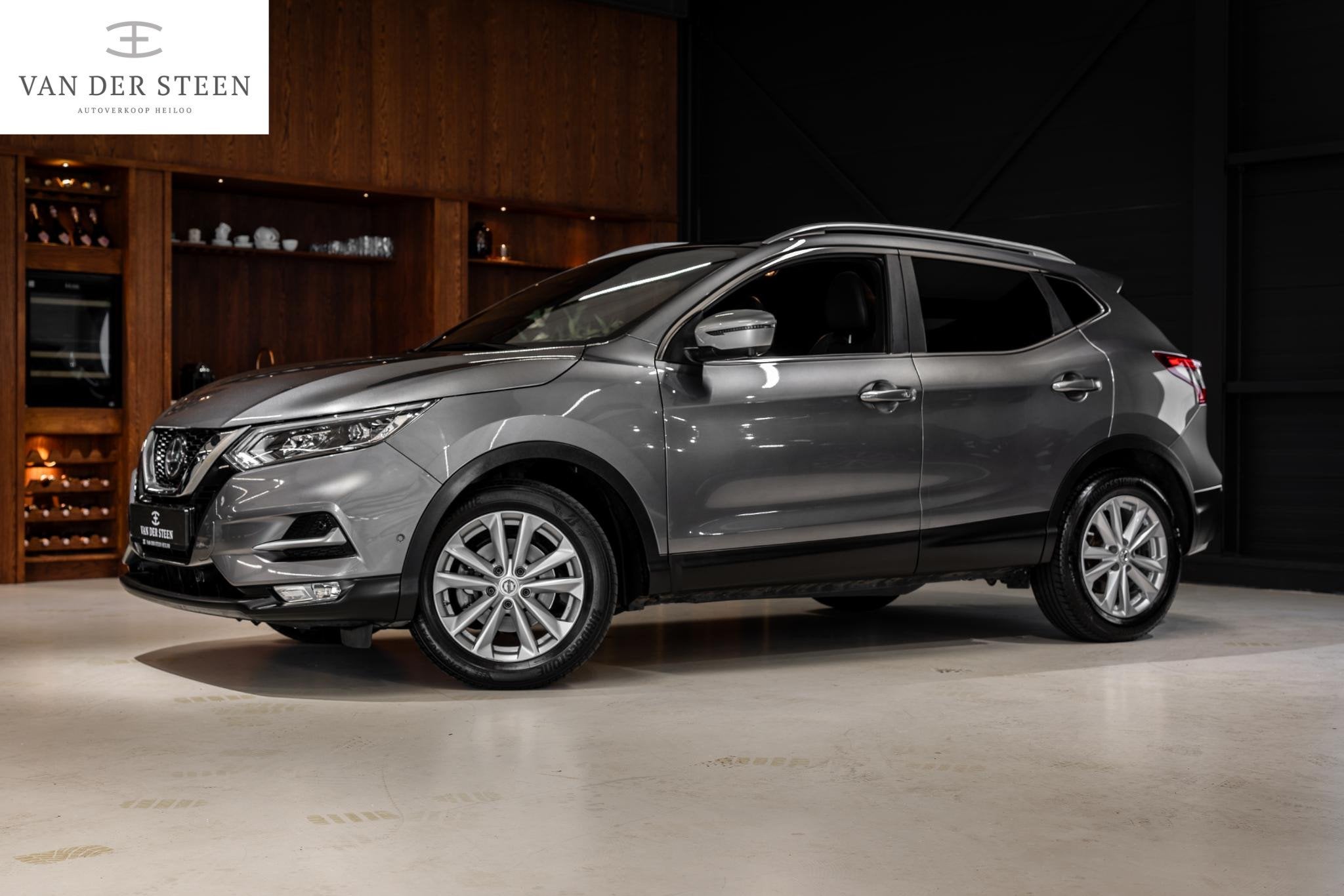 Nissan Qashqai 1.3 DIG-T Tekna + Leder | Pano | Elektrische, Auto's, Gebruikt, 4 cilinders, 1290 kg, Bedrijf
