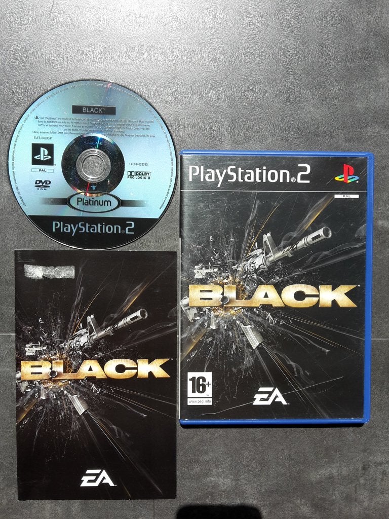 PS2 - Black - PlayStation 2 Shooter, Shooter, 1 speler, Ophalen of Verzenden, Zo goed als nieuw