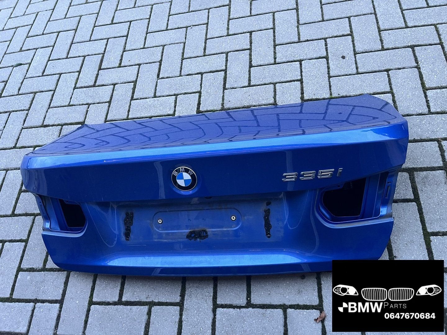 Kofferklep Bmw 3-Serie F30 Blauw B45, Gebruikt, Ophalen of Verzenden, Achter, -