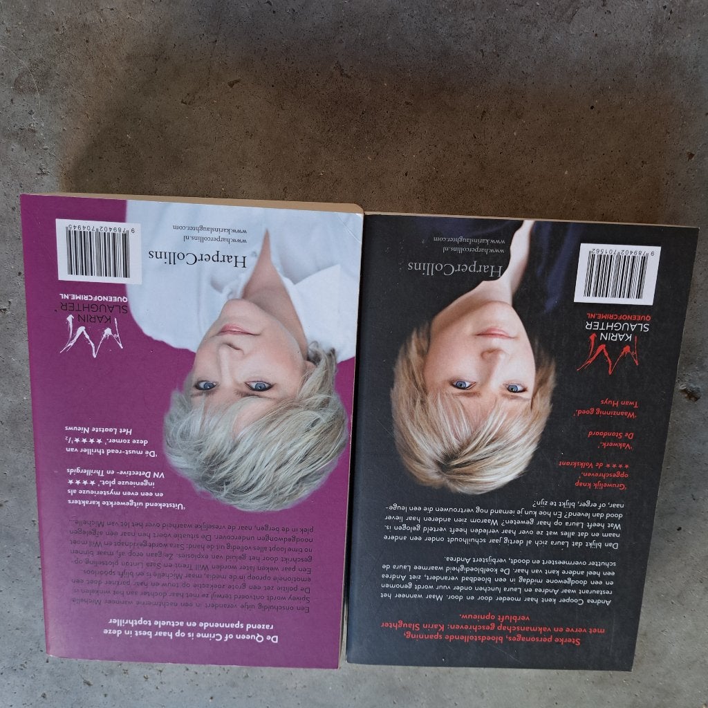 Karin Slaughter 2x, Ophalen of Verzenden, Gelezen