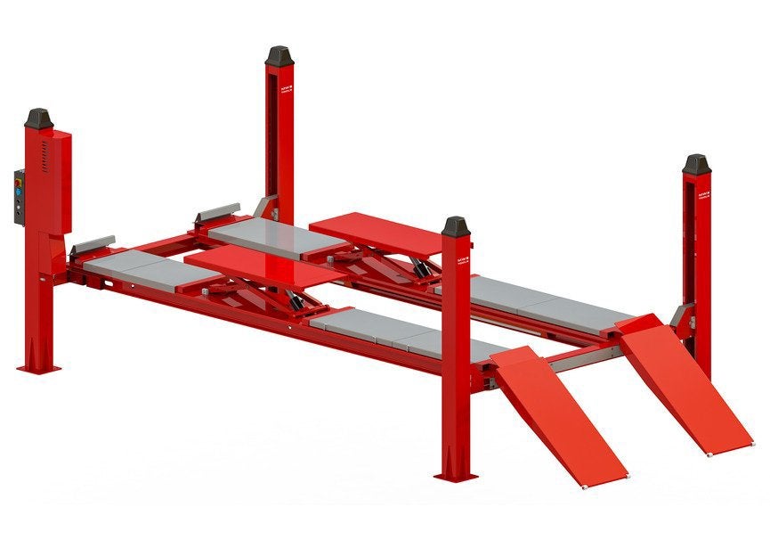 4-koloms hydraulische hefbrug 5,5 ton met uitlijnfunctie, Ophalen, Nieuw, Hydraulisch, Garagekrik