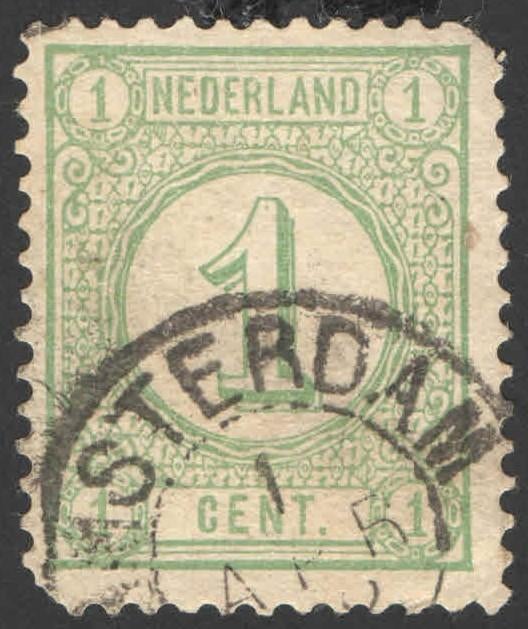 Nederland NVPH nr 31 gestempeld, Ophalen of Verzenden, T/m 1940, Gestempeld
