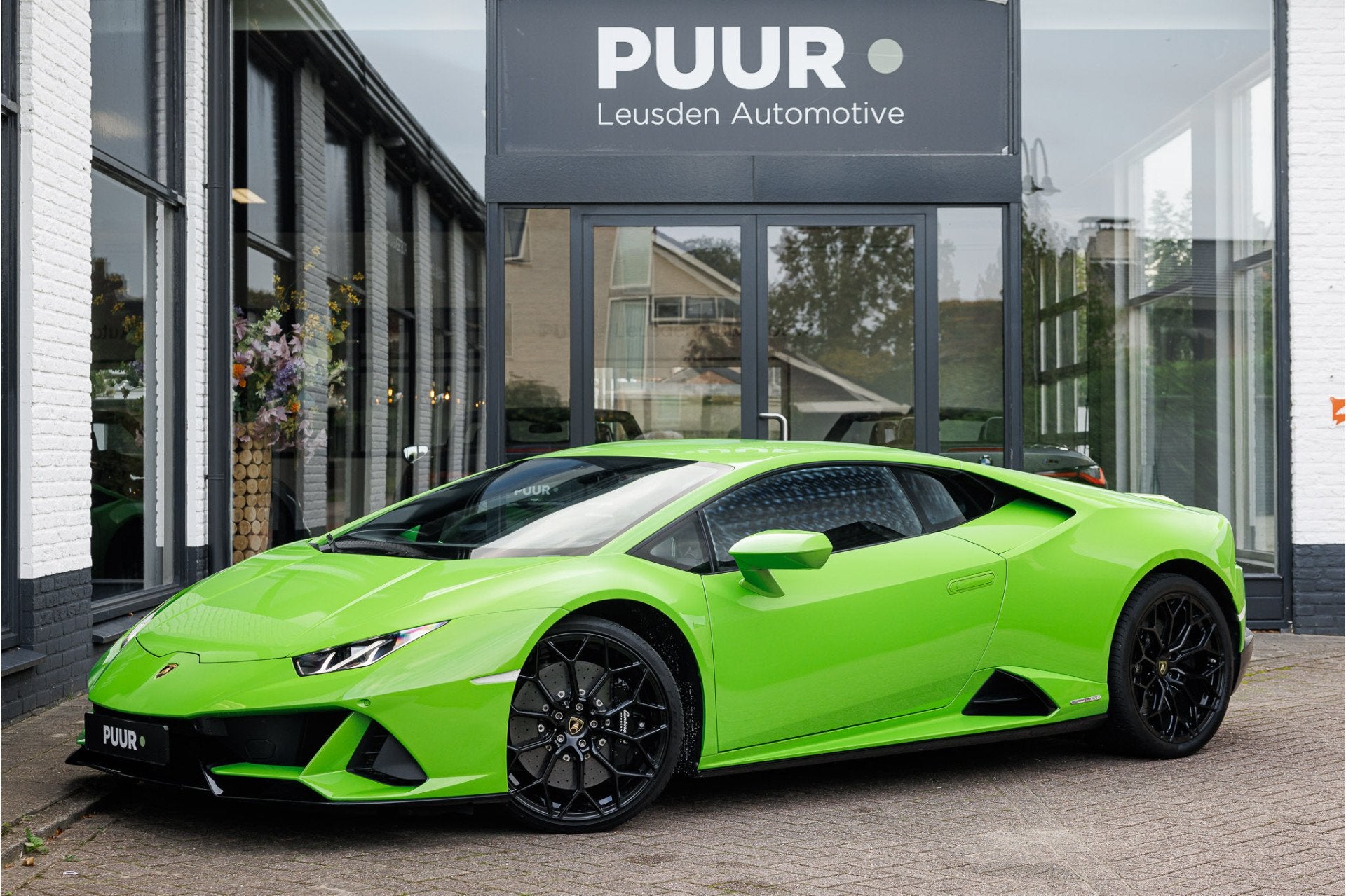 Lamborghini Huracan 5.2 V10 EVO ''Verde Mantis Pearl'' Lift, Auto's, Automaat, Gebruikt, Zwart, 5204 cc