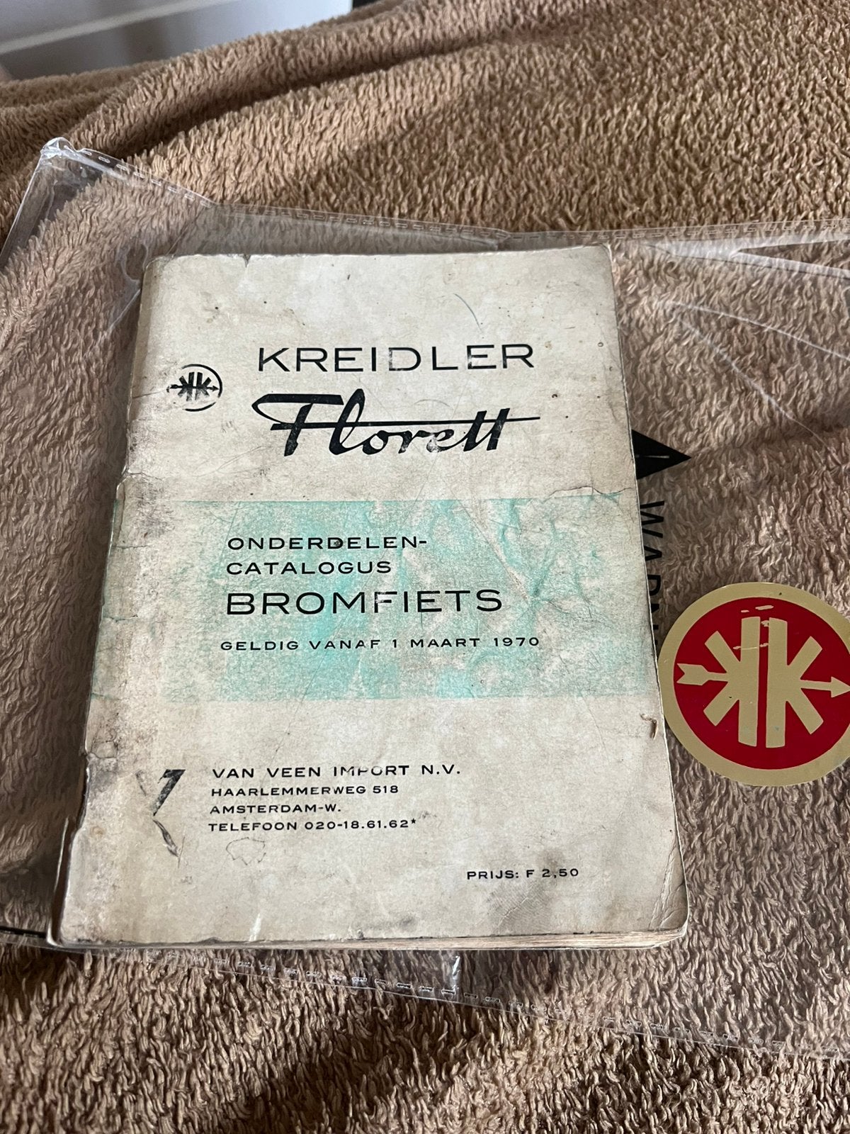 Kreidler Florett onderdelen catalogus jaren 70, Fietsen en Brommers, Ophalen of Verzenden, Zo goed als nieuw, Overige typen