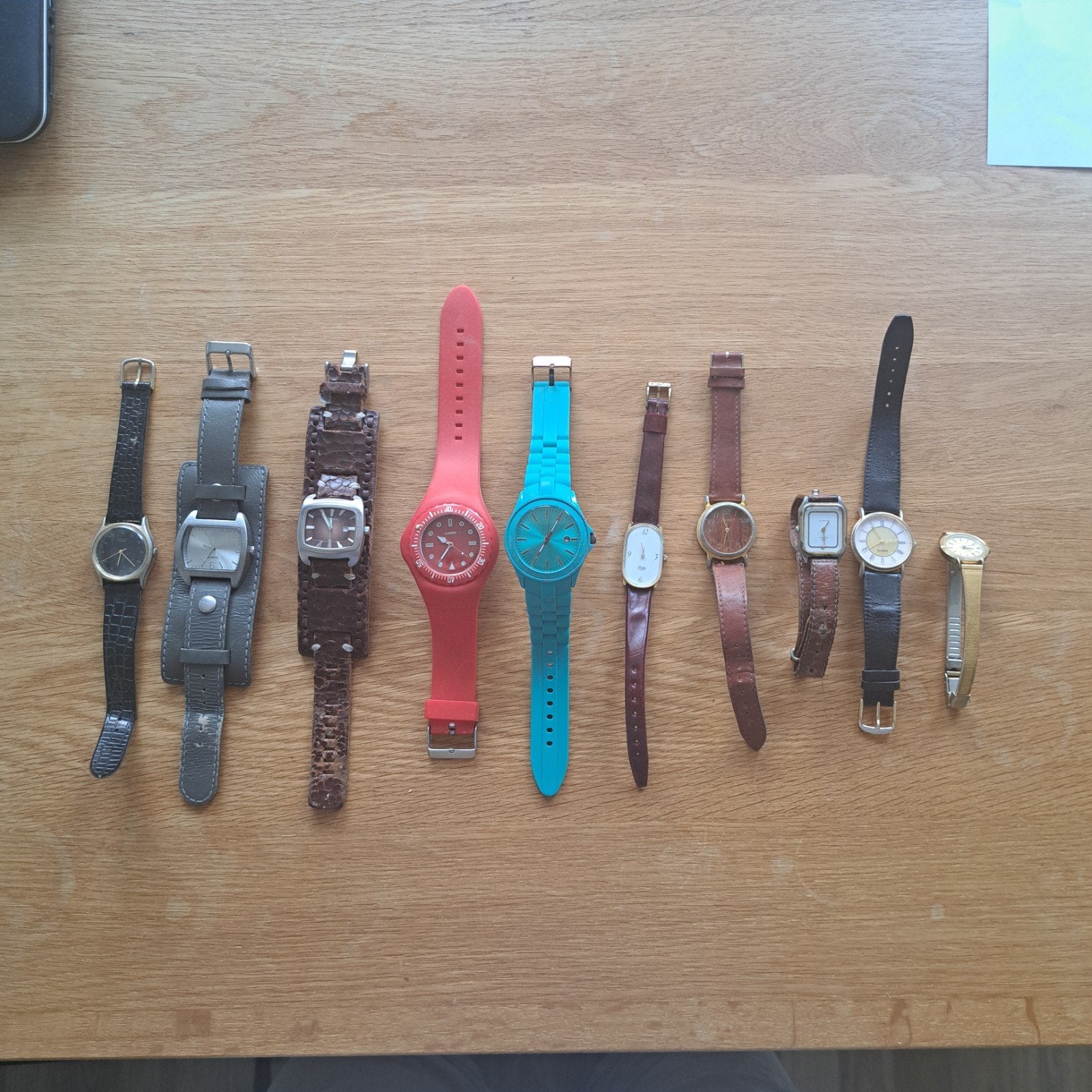 10 horloges in 1 koop, Sieraden, Tassen en Uiterlijk, Horloges | Dames, Ophalen of Verzenden, Gebruikt, Overige merken