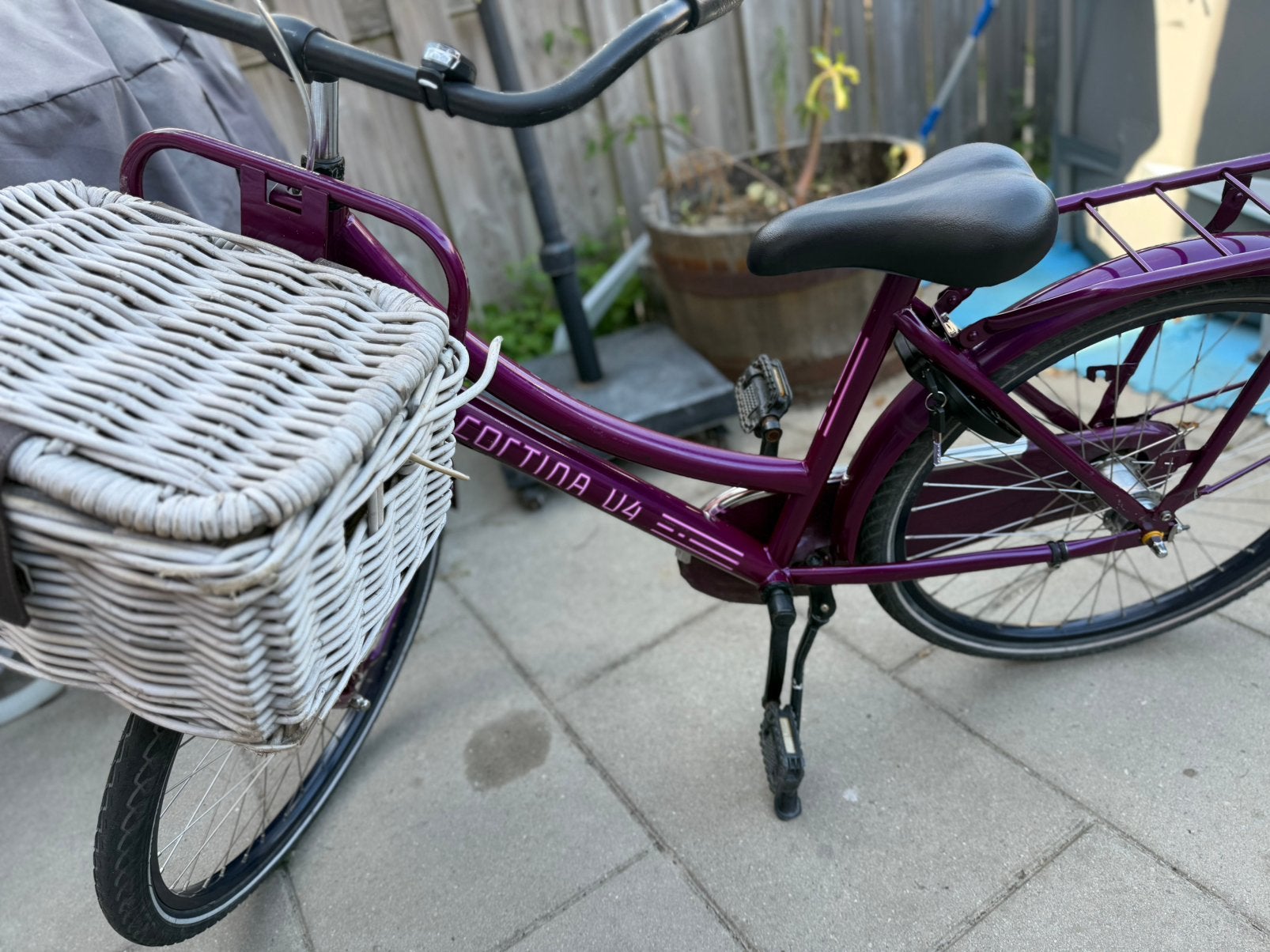 Cortina 24 inch paars, Fietsen en Brommers, Fietsen | Meisjes, Ophalen, Gebruikt, 24 inch