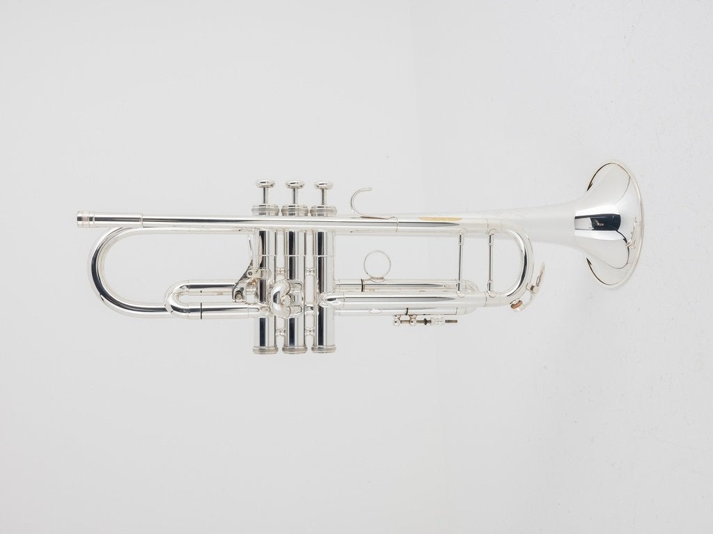 Gebruikte Bes Trompet King 2055T Silver Flair, verzilverd, Muziek en Instrumenten, -, -, Ophalen of Verzenden, Met koffer