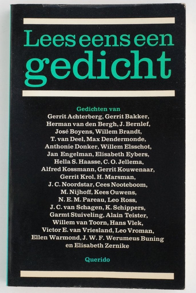 Lees eens een gedicht - Querido (vintage boek jaren 70), Boeken, Meerdere auteurs, Verzenden, Zo goed als nieuw, Gerrit Achterberg, Gerrit Bakker, Herman van den Bergh e.a.