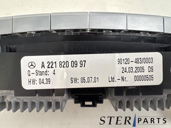 Climatronic Paneel van een Mercedes S-Klasse, Auto-onderdelen, Airco en Verwarming, Gebruikt, -, Ophalen of Verzenden, -