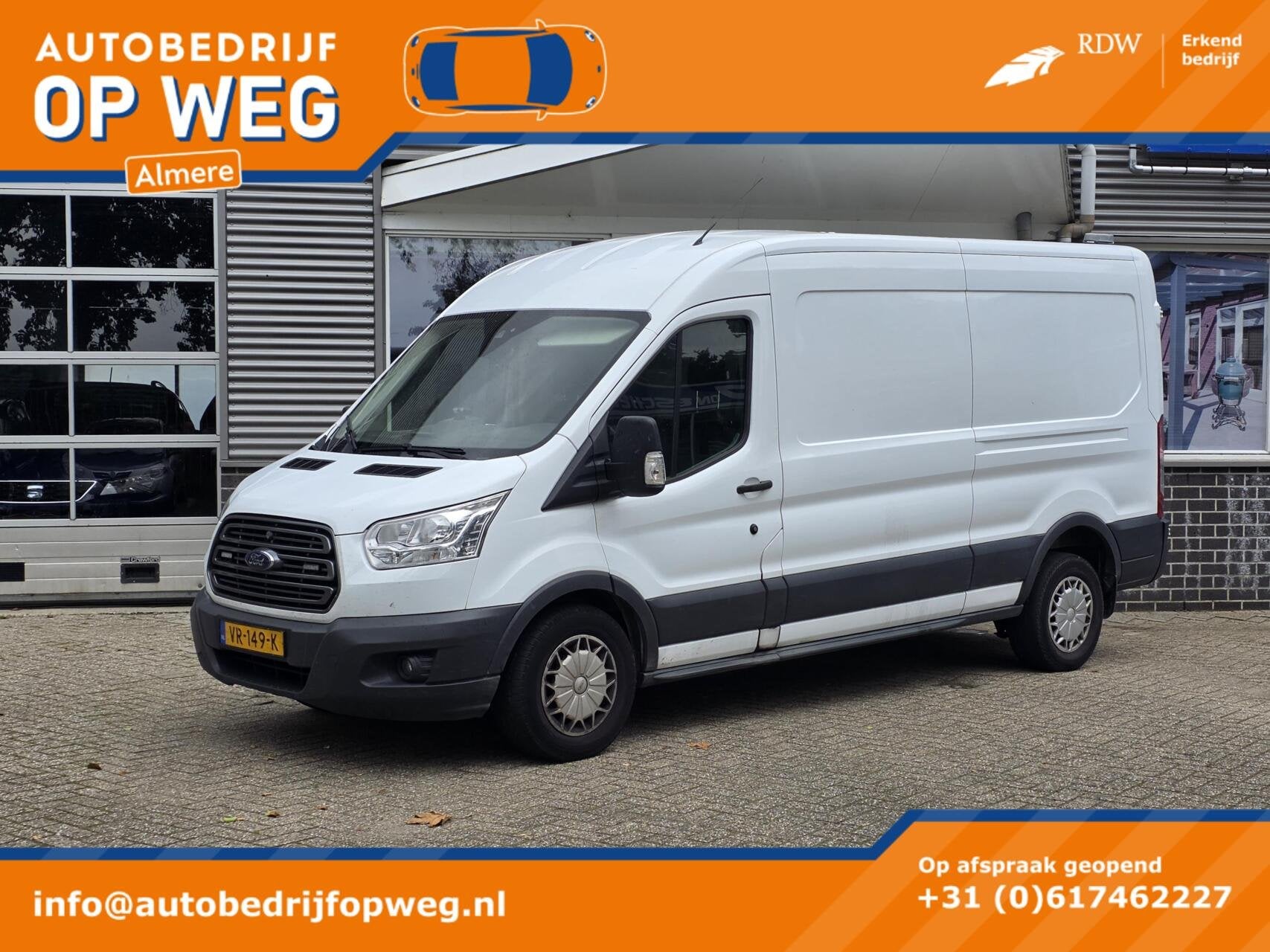 Ford Transit 350 2.2 TDCI L3H2 Trend KOPPAKKING LEK!, Auto's, Euro 5, Gebruikt, 4 cilinders, 2800 kg