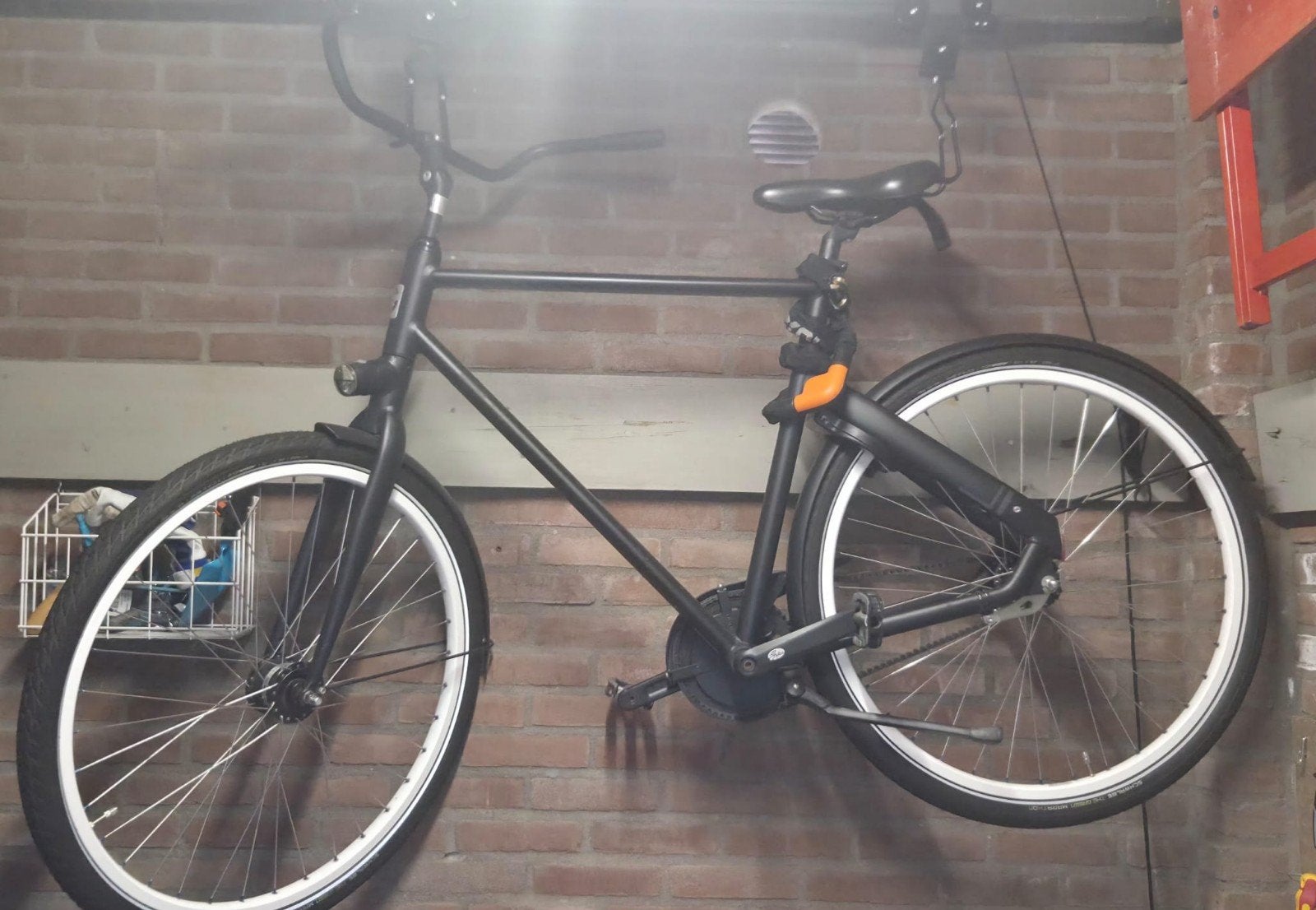 Cortina Blau Herenfiets Mat Zwart 7 Nexus Versnellingen, Terugtraprem, Versnellingen, Zo goed als nieuw, 53 tot 57 cm