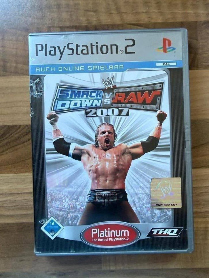 Smackdown VS Raw 2007, Spelcomputers en Games, Games | Sony PlayStation 2, 1 speler, Ophalen of Verzenden, Zo goed als nieuw, Vechten