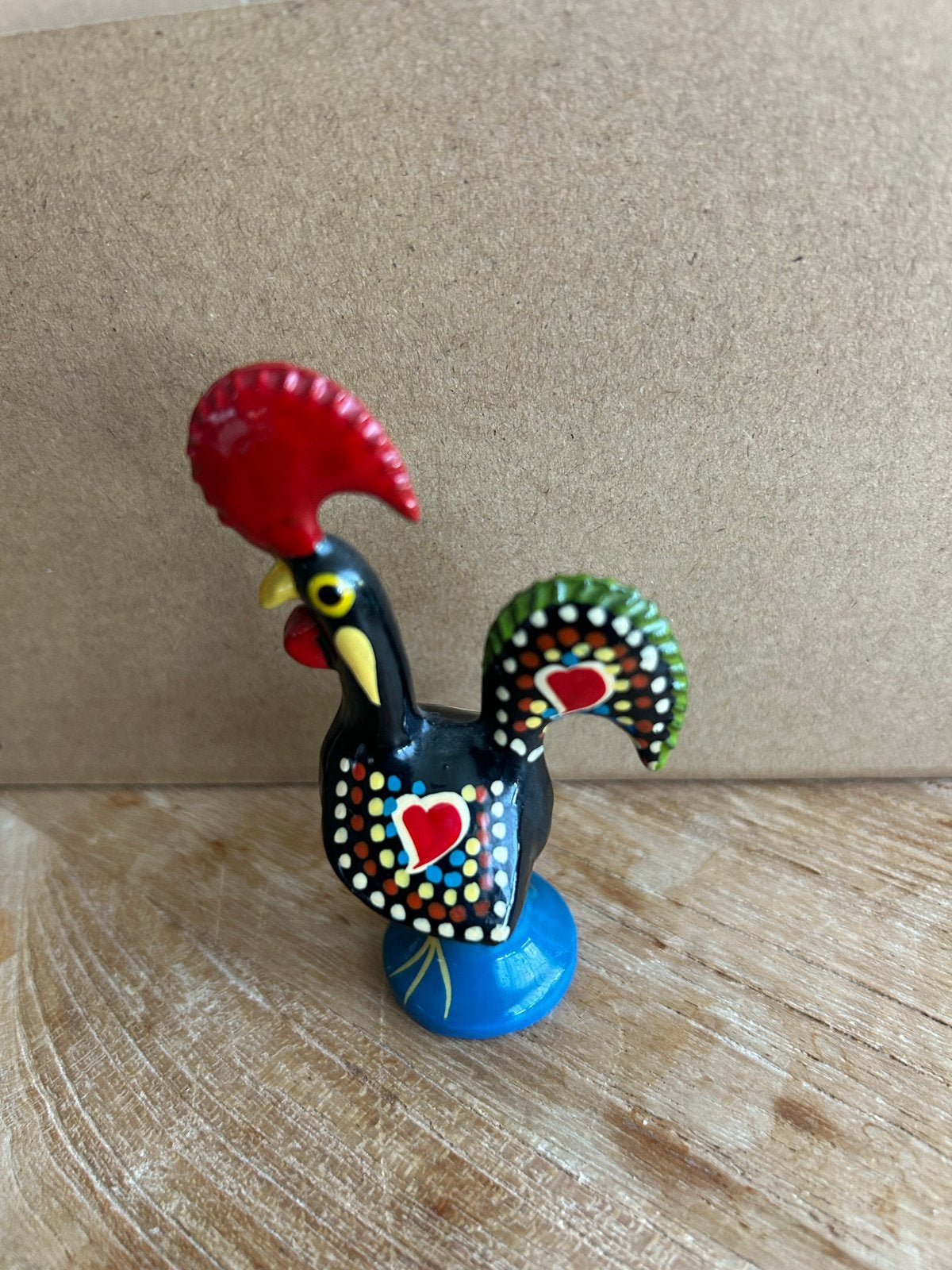 Kleurrijke Portugese Haan - Barcelos Haan Decoratie, Meerkleurig, Overige stijlen, Ophalen of Verzenden, Zo goed als nieuw