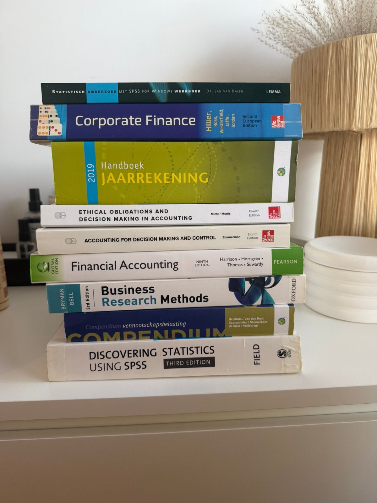 Studieboeken accounting, finance, spss, Ophalen, Beta, Gelezen, WO