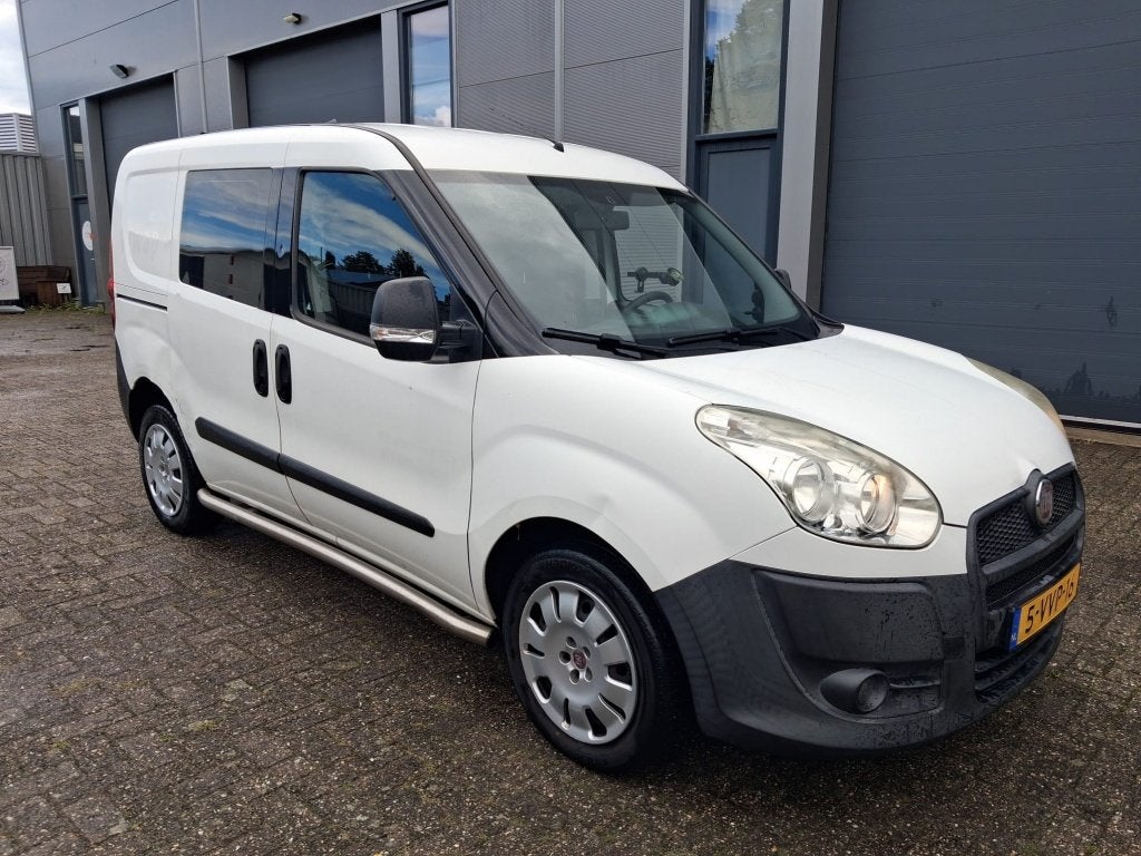 Fiat Doblò Cargo 1.4 T-Jet CNG aardgas 2012 APK Airco, Auto's, Euro 5, Stof, Gebruikt, 4 cilinders