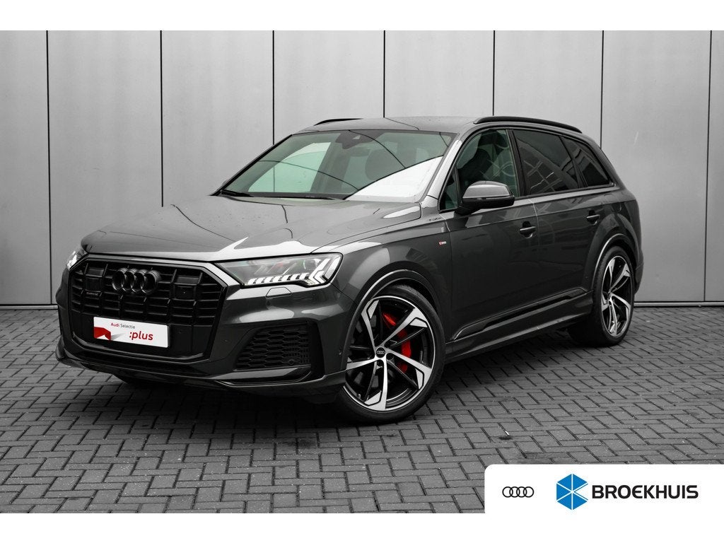 Audi Q7 60 TFSI e quattro Pro Line S Competition, Auto's, Audi, Bedrijf, Te koop, Q7, 360° camera, 4x4, ABS, Achteruitrijcamera