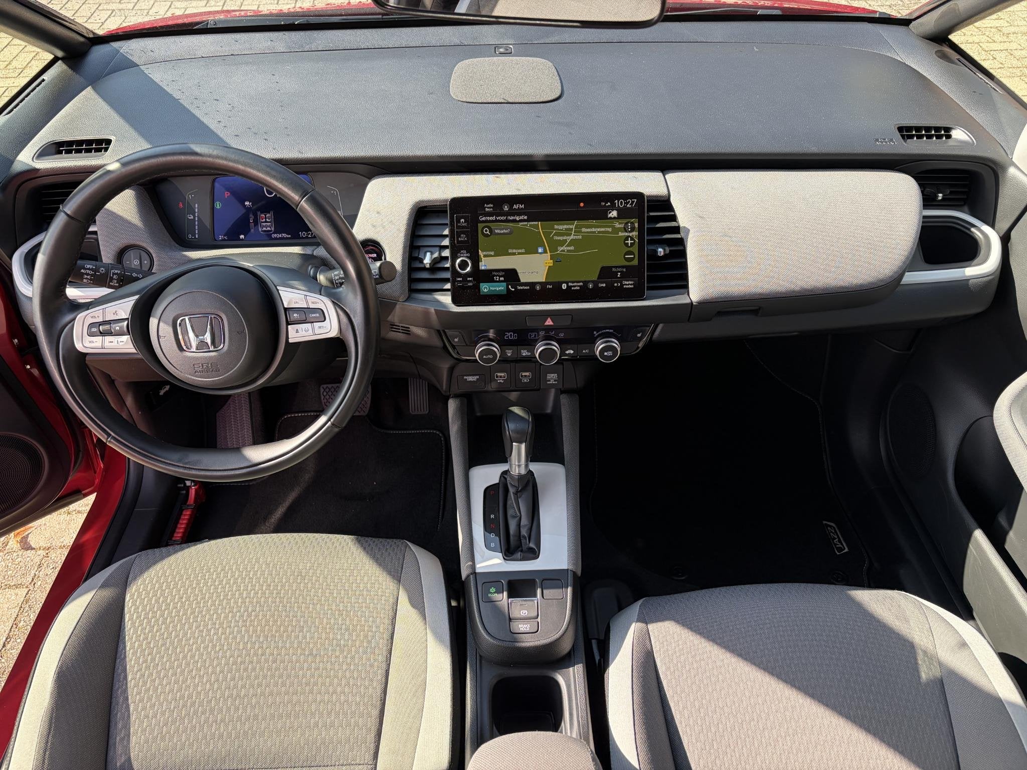 Honda Jazz 1.5 e:HEV Crosstar / Afneembare trekhaak voor fie, Auto's, 1227 kg, Euro 6, 4 cilinders, Leder en Stof