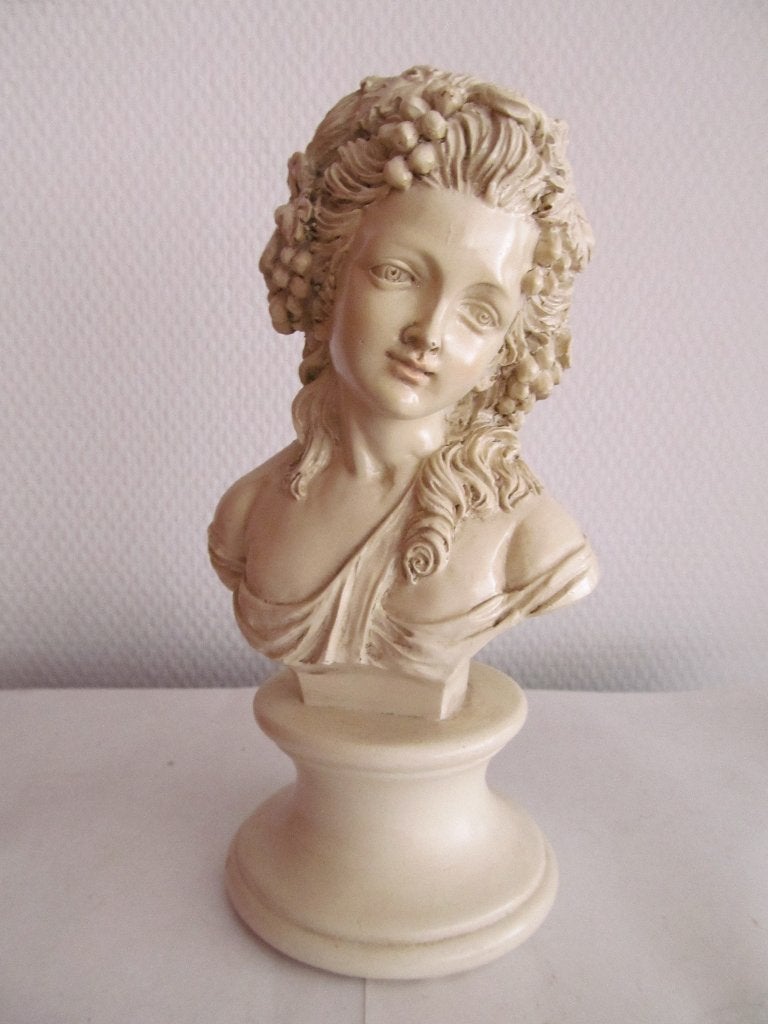 Borstbeeld vrouw, Antiek en Kunst, Ophalen, Gips, Buste, 20 - 50 cm