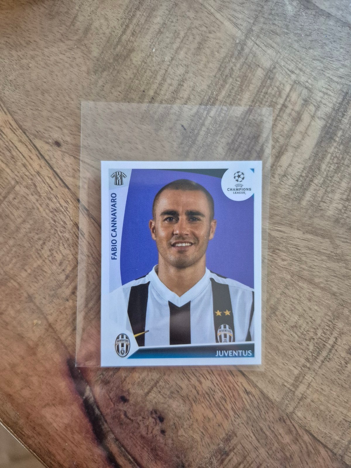 Panini fabio cannavaro 2009/2010, Ophalen of Verzenden, Nieuw, Plaatje