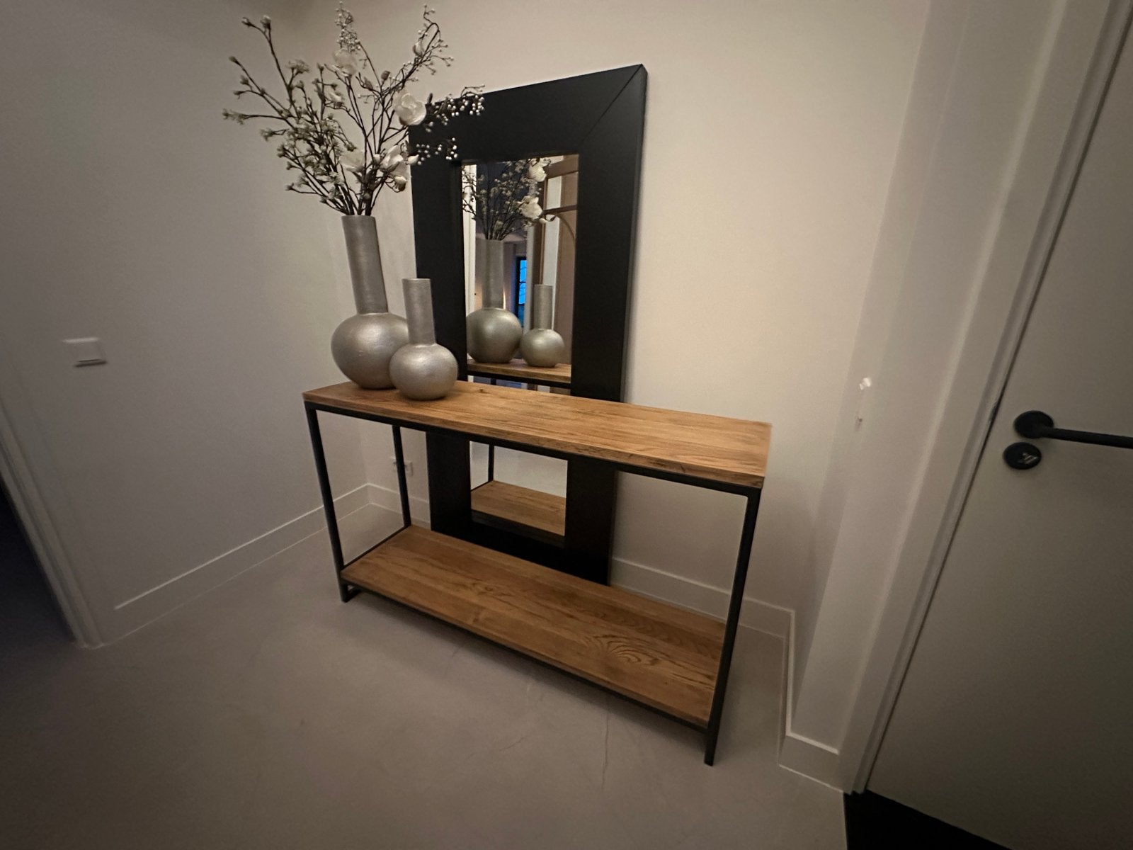 Dressoir met spiegel in goede staat, Huis en Inrichting, Woonaccessoires | Spiegels, Ophalen, 100 tot 150 cm, Zo goed als nieuw
