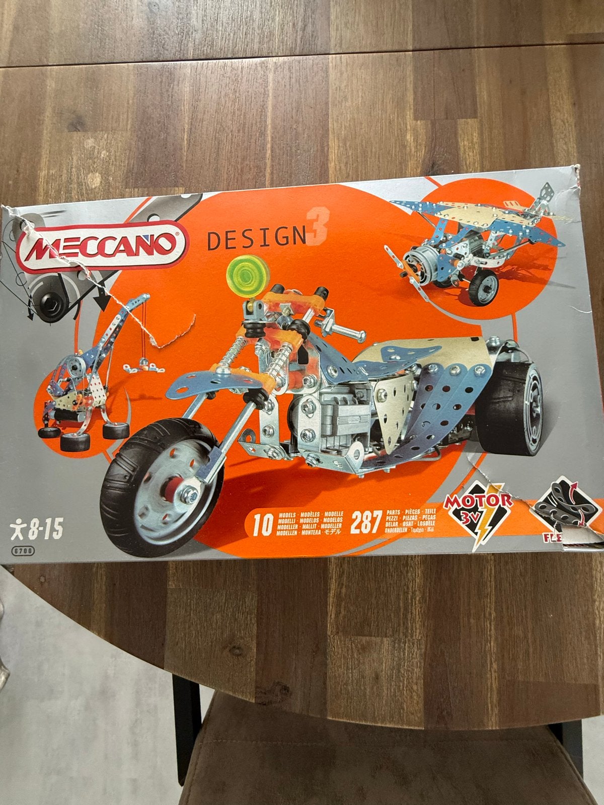 Meccano Design 3 Bouwset met Motor - 10 Modellen, Verzenden, Gebruikt, Overige merken