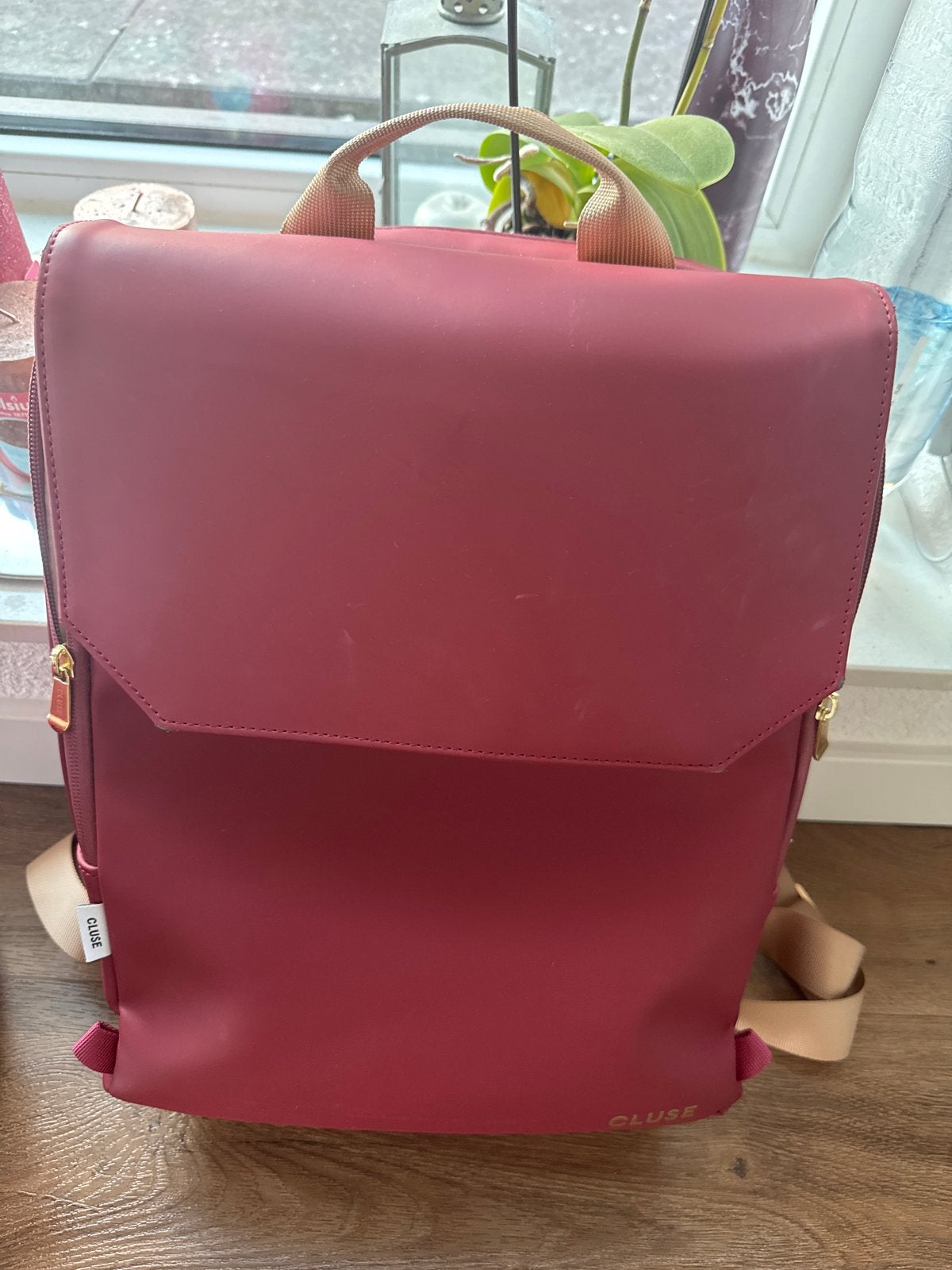Cluse rugzak bordeauxrood, Sieraden, Tassen en Uiterlijk, Tassen | Rugtassen, Ophalen, Gebruikt, 25 tot 40 cm, Overige merken