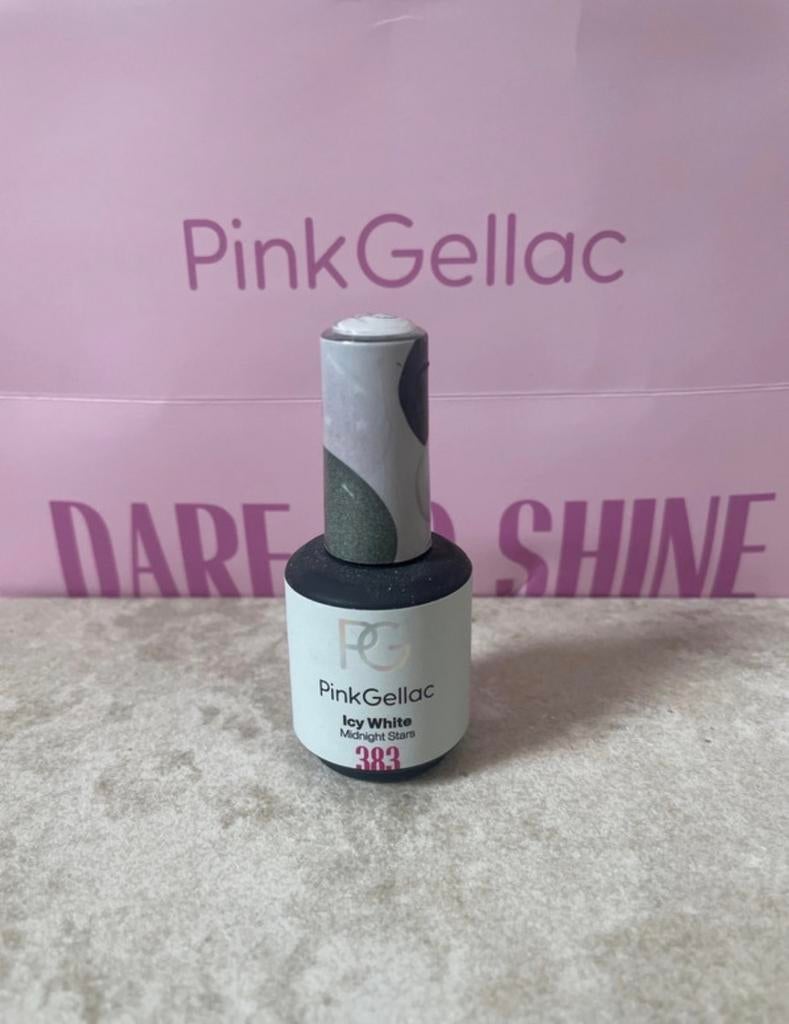 Pink Gellac 383 Icy White Midnight Stars - Nieuw, Ophalen of Verzenden, Nieuw, Overige typen