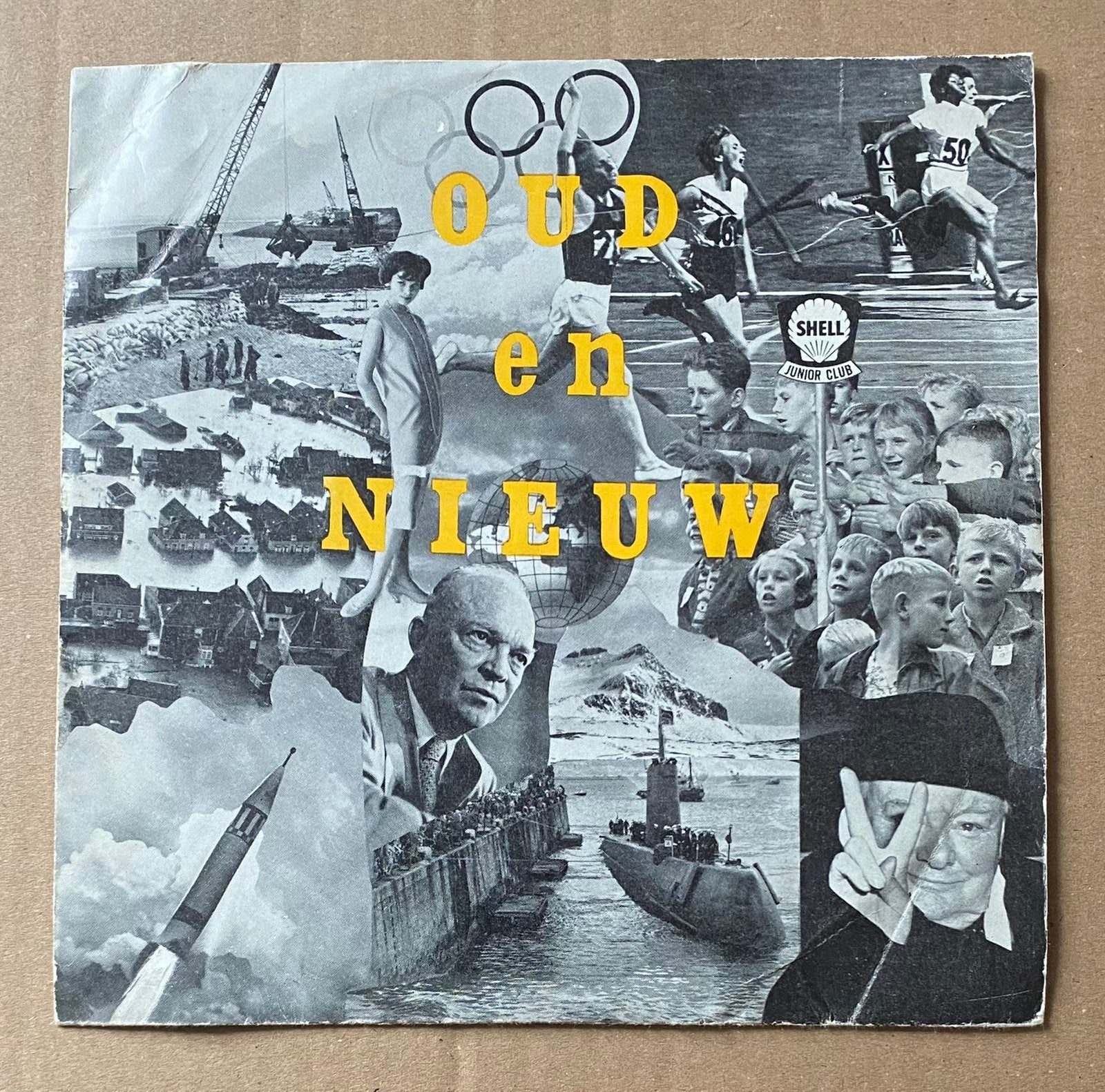 7” OUD en NIEUW ( Uitgave Shell / 1958 ), Verzenden, 7 inch, Zo goed als nieuw, Beschermende buitenhoes