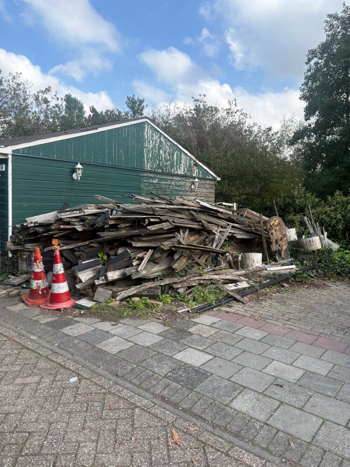 Stookhout, Minder dan 3 m³, Ophalen