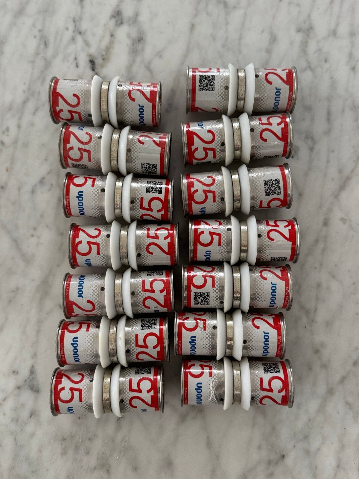 32x Uponor S-Press Plus 25mm – koppelingen & bochten – NIEUW, Overige materialen, 6 meter of meer, Overige typen, Nieuw