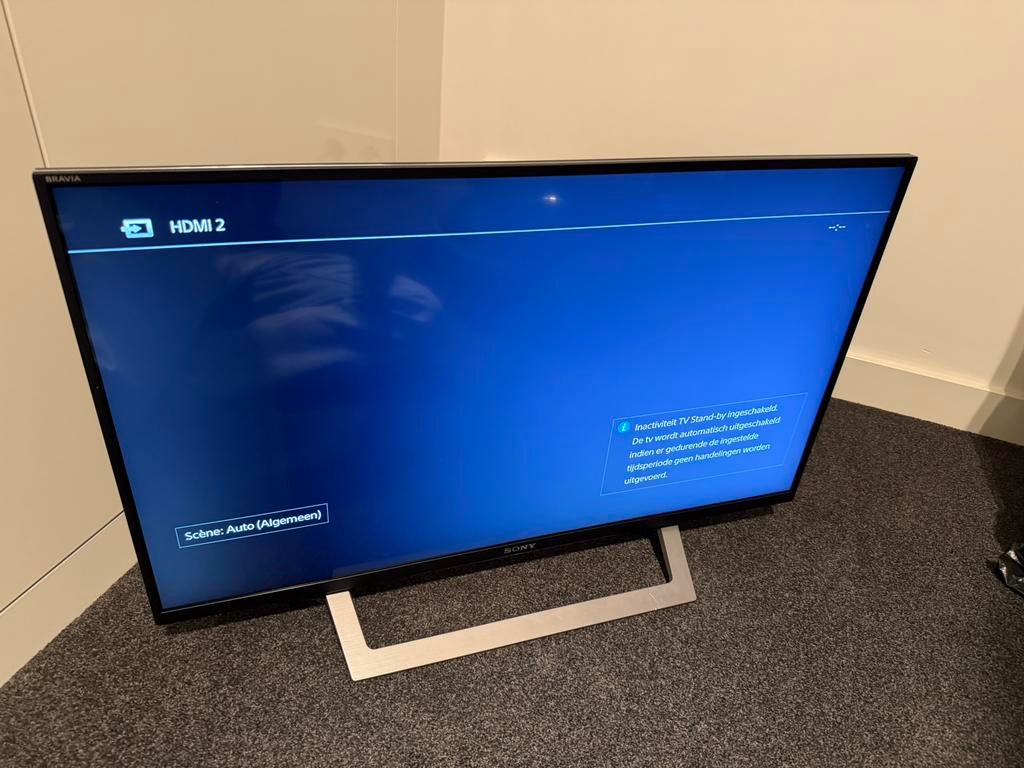 Sony KDL-32WD759 32 inch televisie smart tv zwart hmdi, Ophalen, QLED, 50 Hz, 80 tot 100 cm