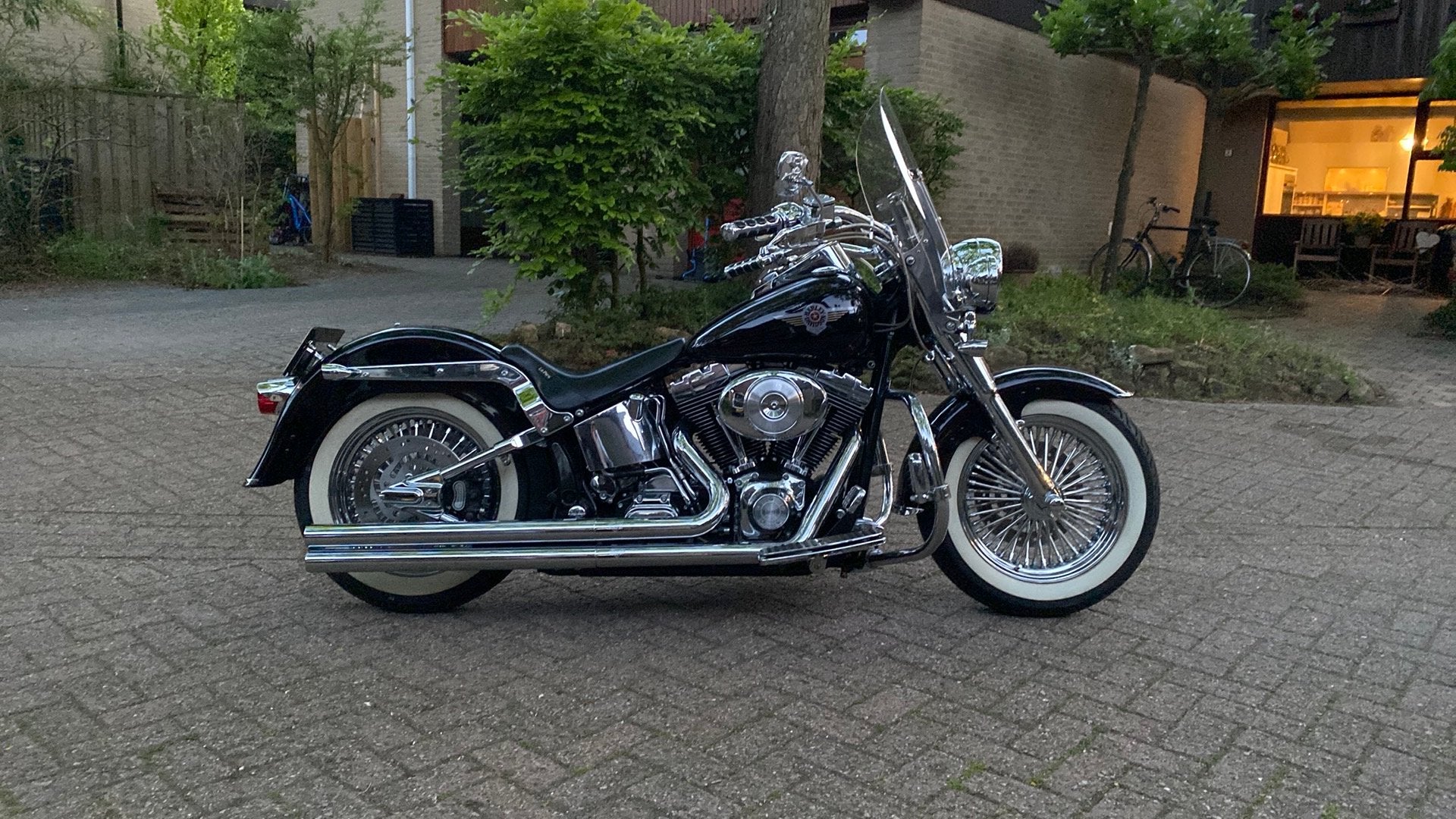 Harley-Davidson Fatboy FLSTF bj. 2002, 24950 km!, 2 cilinders, Gebruikt, Particulier, Meer dan 35 kW
