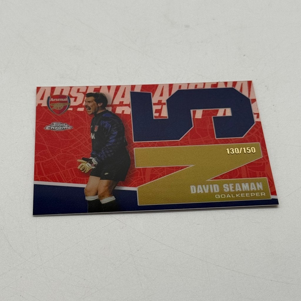 Topps Chrome Arsenal - David Seaman 130/150 Refractor, Ophalen of Verzenden, Zo goed als nieuw, Buitenlandse clubs, Spelerskaart