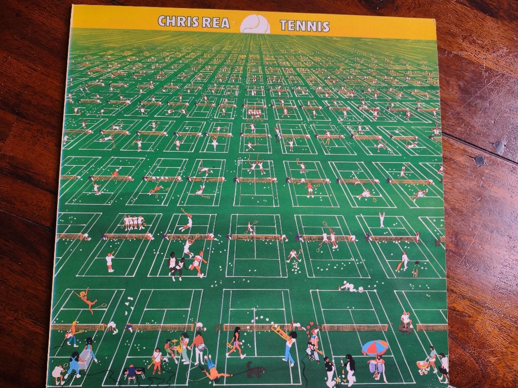 LP - Chris Rea - Tennis, Cd's en Dvd's, Vinyl | Pop, Ophalen of Verzenden, Zo goed als nieuw, Pop, LP