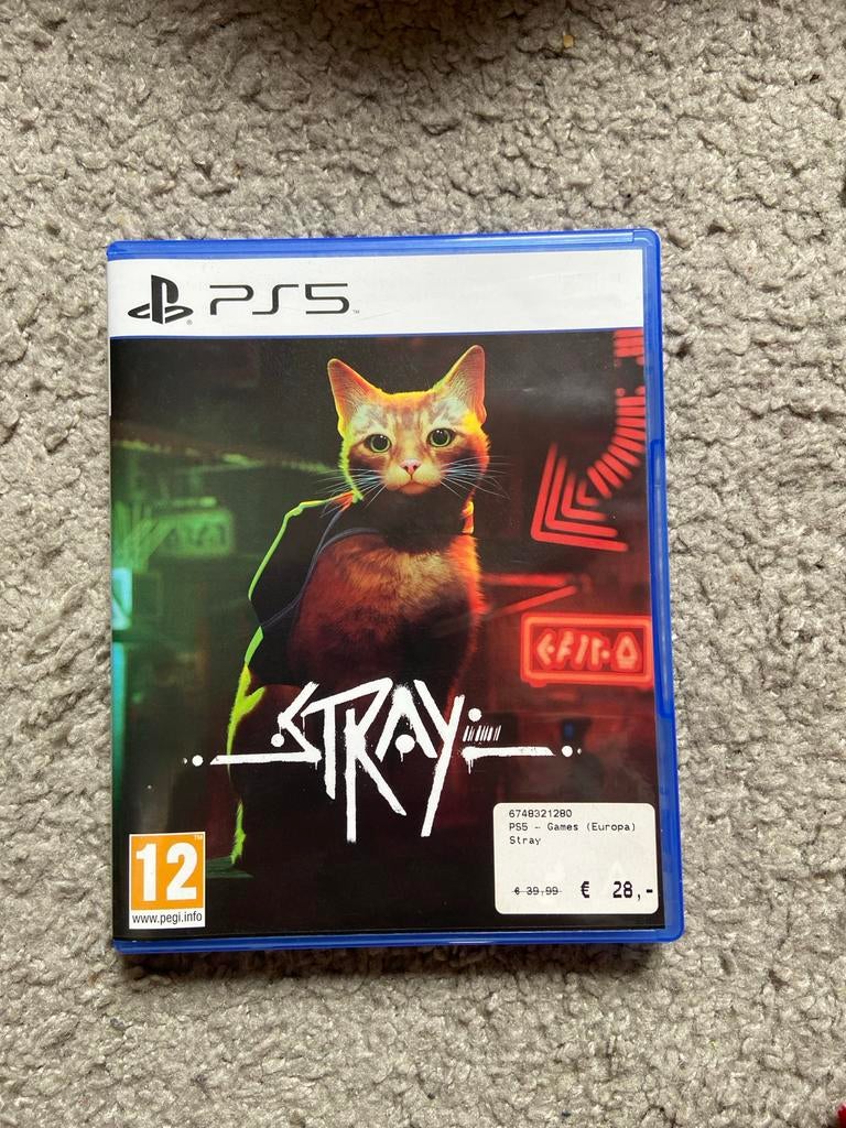 Stray PS5 Game - Zo goed als nieuw, 1 speler, Zo goed als nieuw, Vanaf 12 jaar, Ophalen