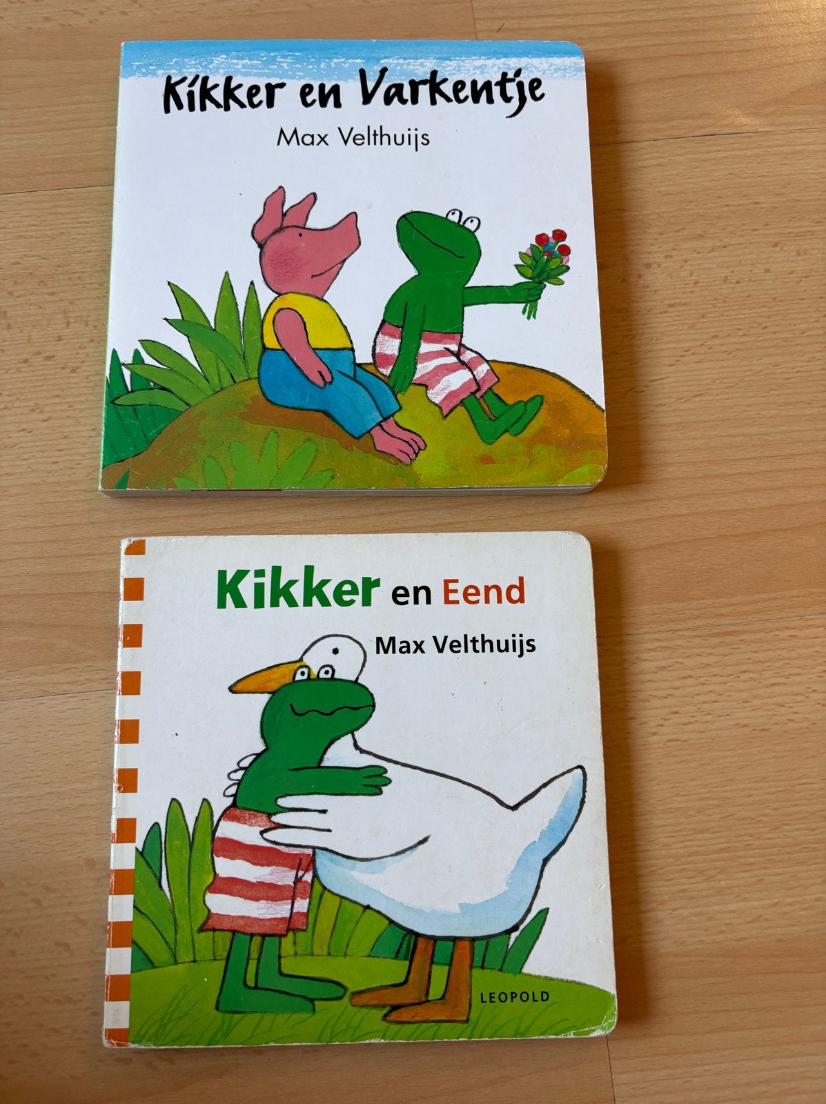 Kikker en Varkentje & Kikker en Eend - Max Velthuijs, Boeken, Fictie algemeen, Jongen of Meisje, Ophalen of Verzenden, Zo goed als nieuw