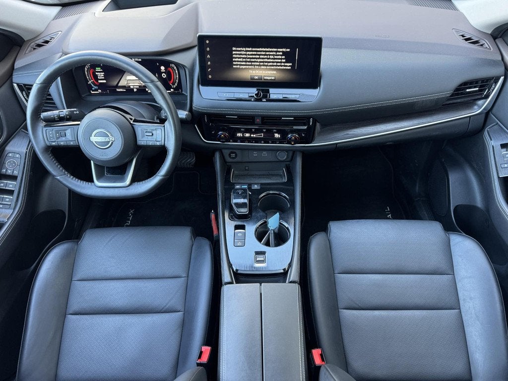 Nissan X-Trail 1.5 e-Power Tekna | Panoramadak | Trekhaak |, Auto's, Nissan, 1497 cc, Gebruikt, Blauw, Leder en Stof