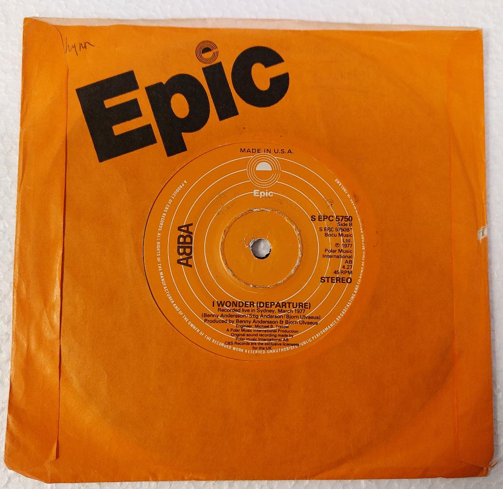 MISDRUK ABBA VINYL SINGLE MISPERSING Name Of The Game, Cd's en Dvd's, Gebruikt, Verzenden, 7 inch, Single
