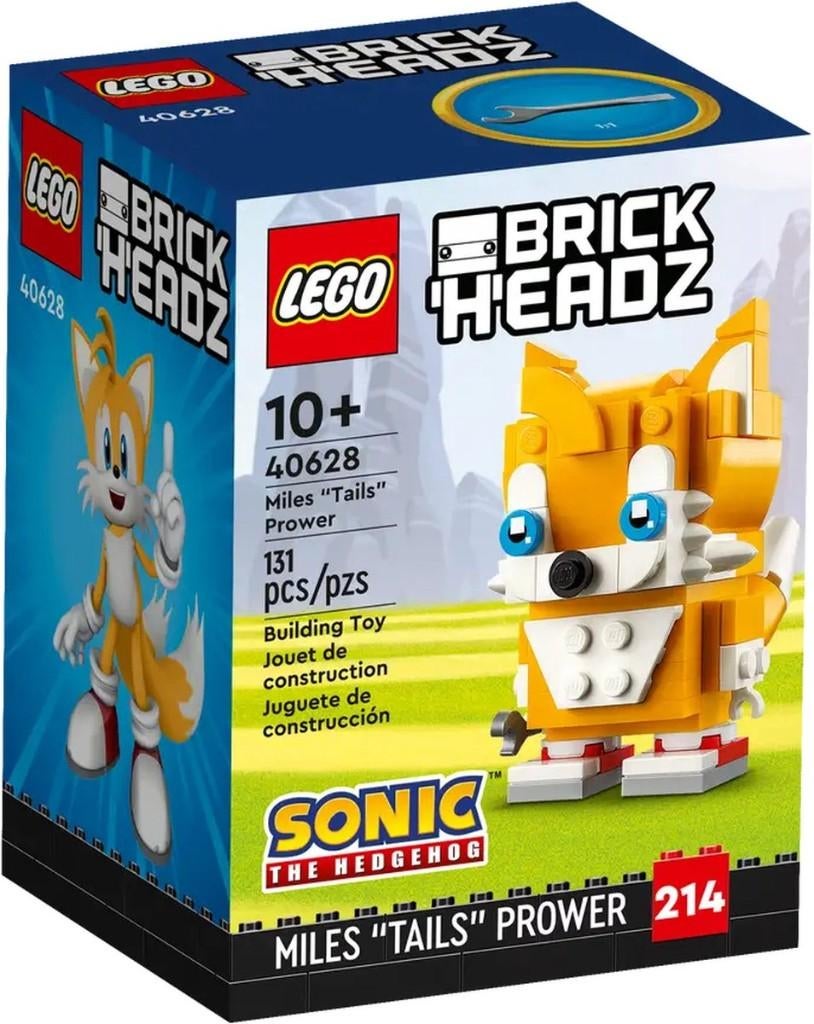 LEGO - 40628 - NIEUW - BrickHeadz - Miles 'Tails' Prower, LEGO A/S, Nieuw, Ophalen of Verzenden, LEGO A/S