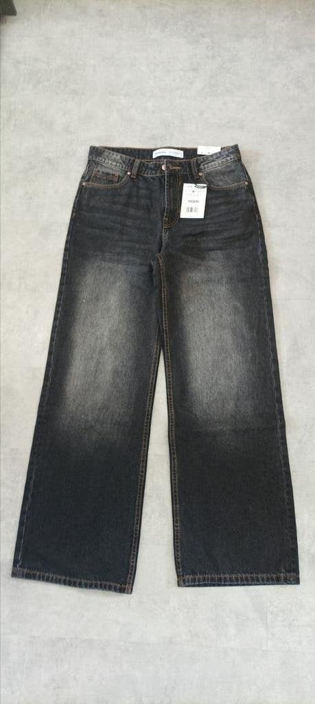 Bershka Baggy Jeans maat 36 - Nieuw met labels, Zwart, Nieuw, W28 - W29 (confectie 36), Bershka
