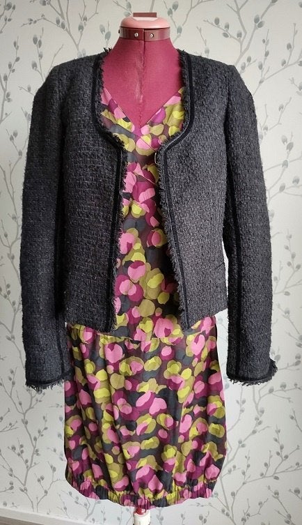 MAISON SCOTCH Zwart/Antrac. Blazer maat 2=38/40, Maat 38/40 (M), Overige kleuren, Zo goed als nieuw, Jasje