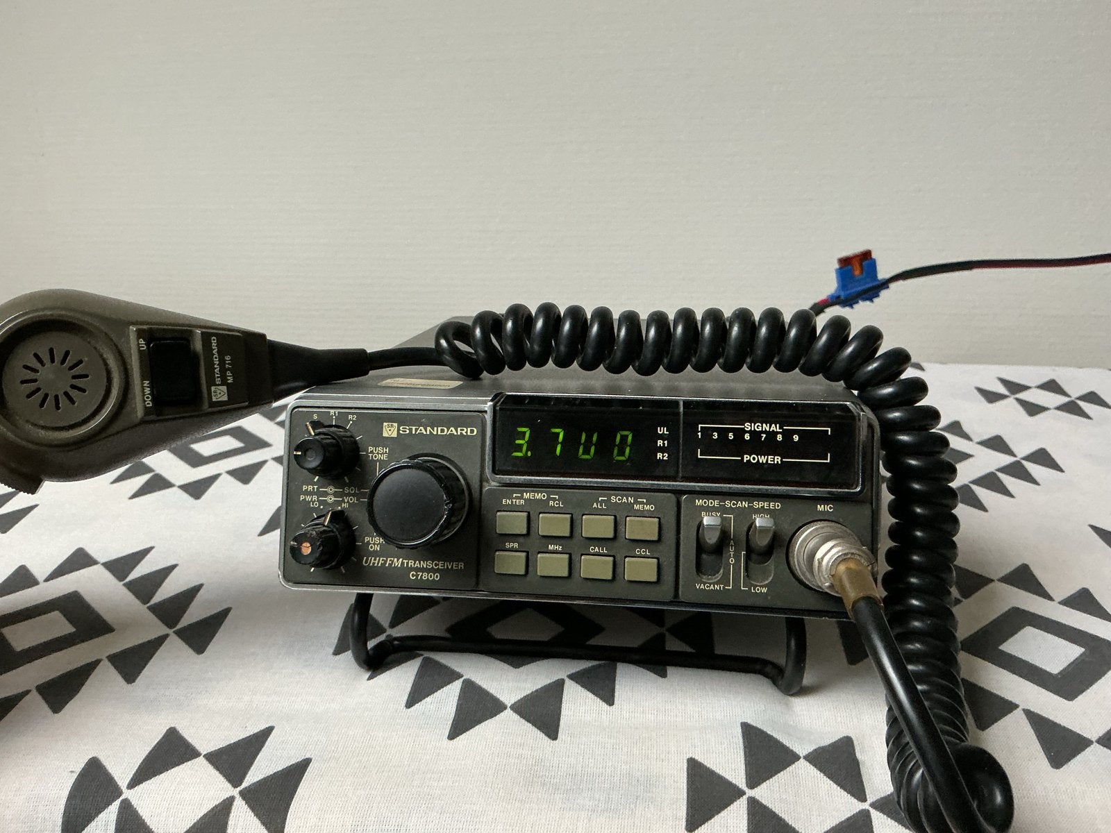 Standard C-7800 FM UHF-transceiver, Telecommunicatie, Ophalen, Gebruikt